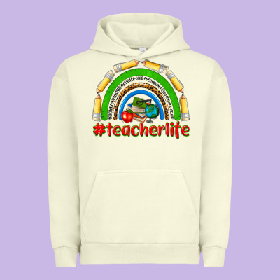 Teacher Life Urban Hoodie Designed By Nancycooperartshop