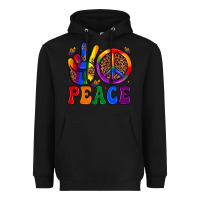 Black peace Heavyweight Hoodie - JahusDesignShop