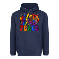 Navy peace Heavyweight Hoodie - JahusDesignShop