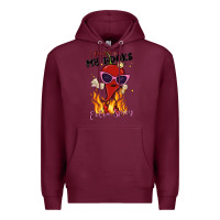 Burgundy i prefer my books extra spicy Premium Hoodie - MaliasSmallBusiness
