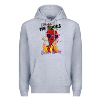 Heather Grey i prefer my books extra spicy Premium Hoodie - MaliasSmallBusiness