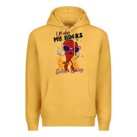 Mustard i prefer my books extra spicy Premium Hoodie - MaliasSmallBusiness