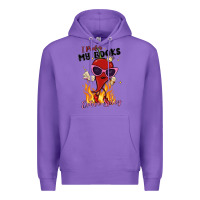 Purple i prefer my books extra spicy Premium Hoodie - MaliasSmallBusiness