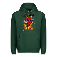 Sports Green i prefer my books extra spicy Premium Hoodie - MaliasSmallBusiness