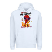 White i prefer my books extra spicy Premium Hoodie - MaliasSmallBusiness