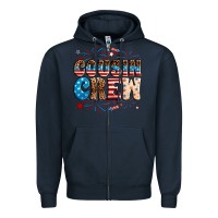 Navy Cousin crew Zipper Hoodie - Neo Western
