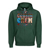 Sports Green Cousin crew Zipper Hoodie - Neo Western