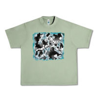 Oil Green cowhide glitter tooled leather background Urban Heavy Tee - RanaPortraitStore