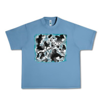 Pebble Blue cowhide glitter tooled leather background Urban Heavy Tee - RanaPortraitStore