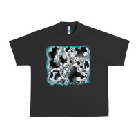 Pigment Black cowhide glitter tooled leather background Urban Heavy Tee - RanaPortraitStore