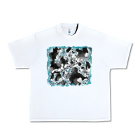 White cowhide glitter tooled leather background Urban Heavy Tee - RanaPortraitStore