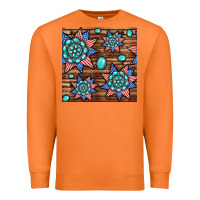 Carrot 4th of july turquoise gemstone seamless pattern Premium Sweatshirt - BundleAndBundleShop