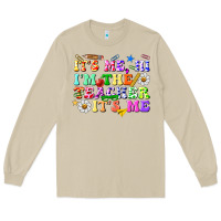 Mushroom its me hi im the teacher its me Long Sleeve Tee - texasbilliewilder