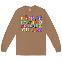 Toasted Coconut its me hi im the teacher its me Long Sleeve Tee - texasbilliewilder