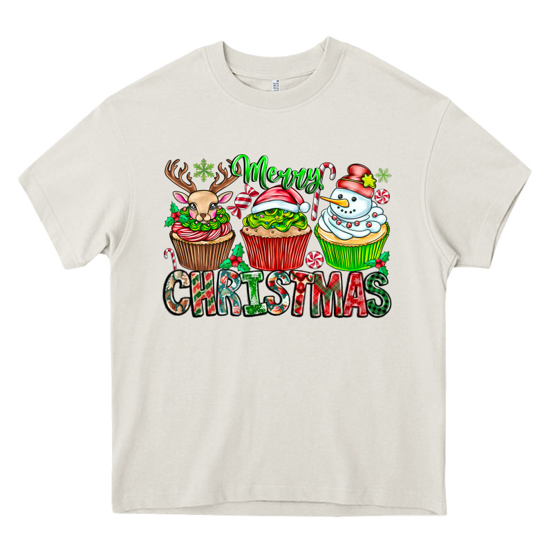 Merry Christmas Heavy Core Tee by CowhideDigitalArt | Teevron