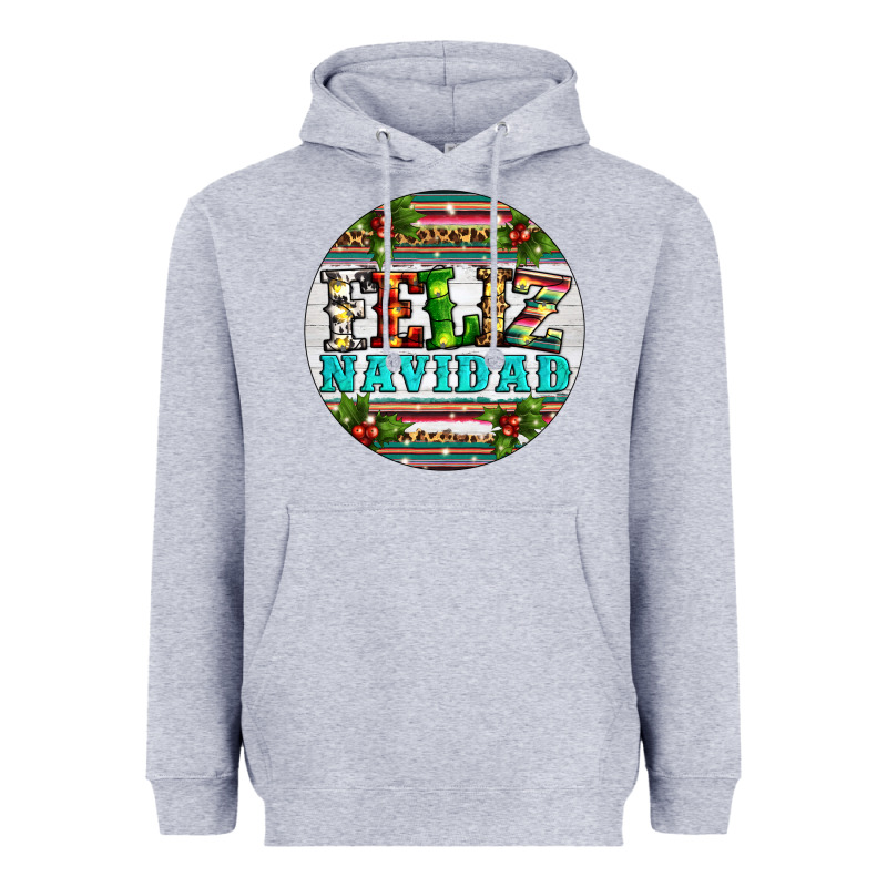 Christmas Feliz Navidad Heavyweight Hoodie by Artiststas | Teevron