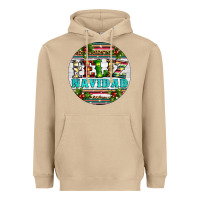 Mushroom Christmas feliz navidad Heavyweight Hoodie - Artiststas