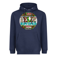 Navy Christmas feliz navidad Heavyweight Hoodie - Artiststas