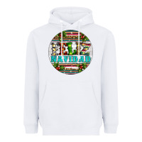 White Christmas feliz navidad Heavyweight Hoodie - Artiststas