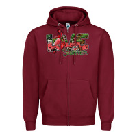 Burgundy love summer Zipper Hoodie - SublimationCraftShop