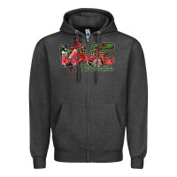 Charcoal Heather love summer Zipper Hoodie - SublimationCraftShop