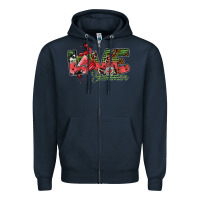 Navy love summer Zipper Hoodie - SublimationCraftShop