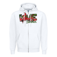 White love summer Zipper Hoodie - SublimationCraftShop