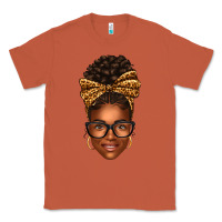 Copper afro woman messy bun Classic Tee - texasbilliewilder