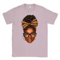Lilac afro woman messy bun Classic Tee - texasbilliewilder