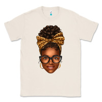 Natural afro woman messy bun Classic Tee - texasbilliewilder