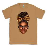 Toasted Coconut afro woman messy bun Classic Tee - texasbilliewilder