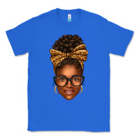 True Royal afro woman messy bun Classic Tee - texasbilliewilder