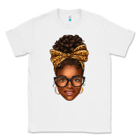 White afro woman messy bun Classic Tee - texasbilliewilder