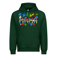 Forest Green autism mama Urban Hoodie - MaliasSmallBusiness
