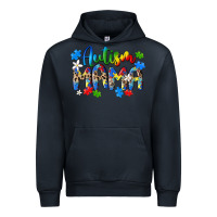 Navy autism mama Urban Hoodie - MaliasSmallBusiness