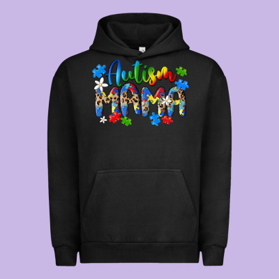 Autism Mama Urban Hoodie Designed By Maliassmallbusiness