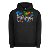 Pigment Black autism mama Urban Hoodie - MaliasSmallBusiness