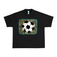 Black glitter soccer leopard Urban Heavy Tee - RanaPortraitStore