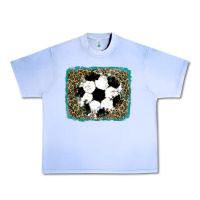 Grape Ice glitter soccer leopard Urban Heavy Tee - RanaPortraitStore