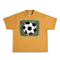 Peanut Butter glitter soccer leopard Urban Heavy Tee - RanaPortraitStore