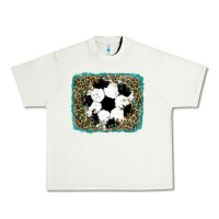 Pistachio glitter soccer leopard Urban Heavy Tee - RanaPortraitStore