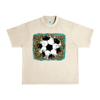 Sandshell glitter soccer leopard Urban Heavy Tee - RanaPortraitStore
