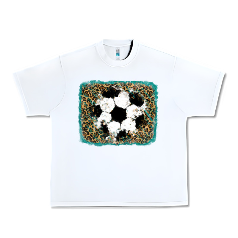 Glitter Soccer Leopard Urban Heavy Tee by RanaPortraitStore | Teevron