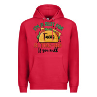 Cardinal i'm a slut for tacos a tac ho if you will Premium Hoodie - MaliasSmallBusiness