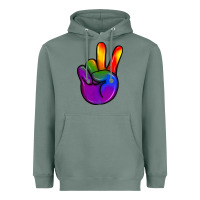 Sage pride peace hand Heavyweight Hoodie - JahusDesignShop