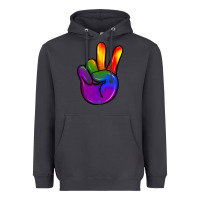 Smoke pride peace hand Heavyweight Hoodie - JahusDesignShop