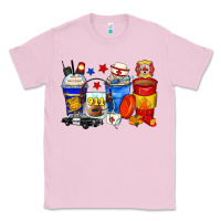 Bubblegum Pink dispatcher coffee cups Classic Tee - Zillion Design Studio