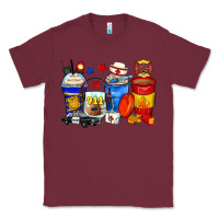 Burgundy dispatcher coffee cups Classic Tee - Zillion Design Studio