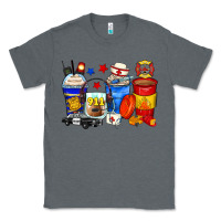 Charcoal Heather dispatcher coffee cups Classic Tee - Zillion Design Studio