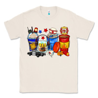 Natural dispatcher coffee cups Classic Tee - Zillion Design Studio